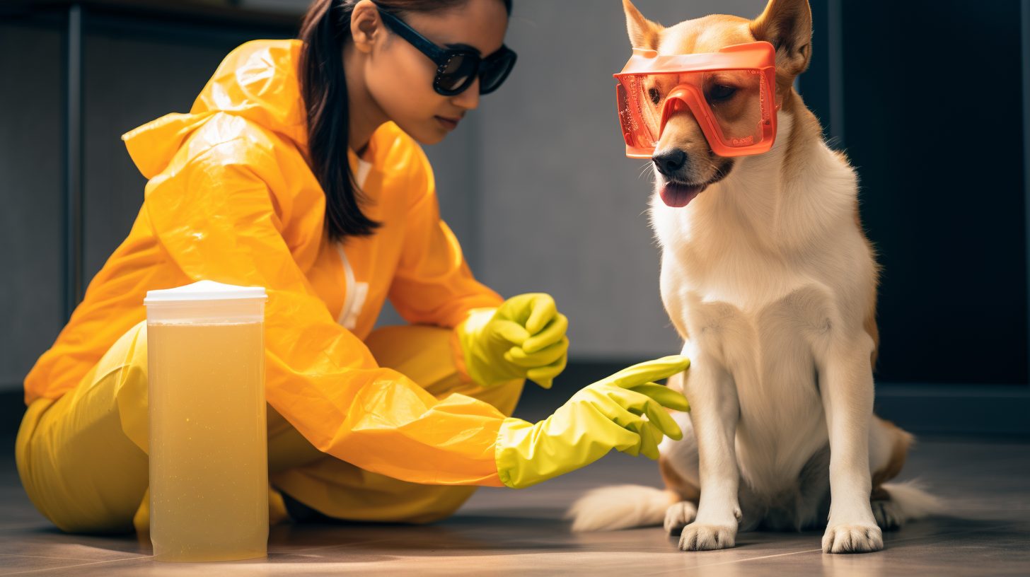犬の尿対策におけるハイターの安全性と注意点